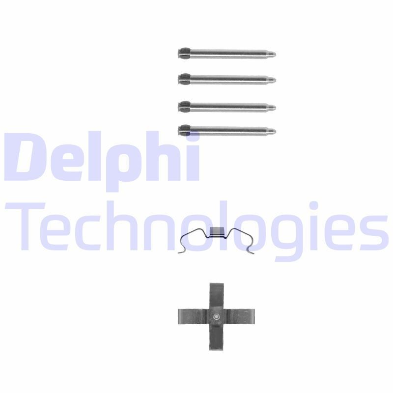 DELPHI LX0263 Σετ βοηθ. εξαρτημάτων, τακάκια φρένων VECTRA 2.0 i (F19, M19) 115 PS Βενζίνη 1995