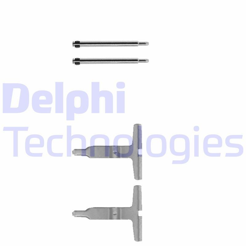 DELPHI LX0312 Kit de accesorios, pastillas de frenos Clase C C 200 2.0 (202.020) 136 CV Gasolina 2000
