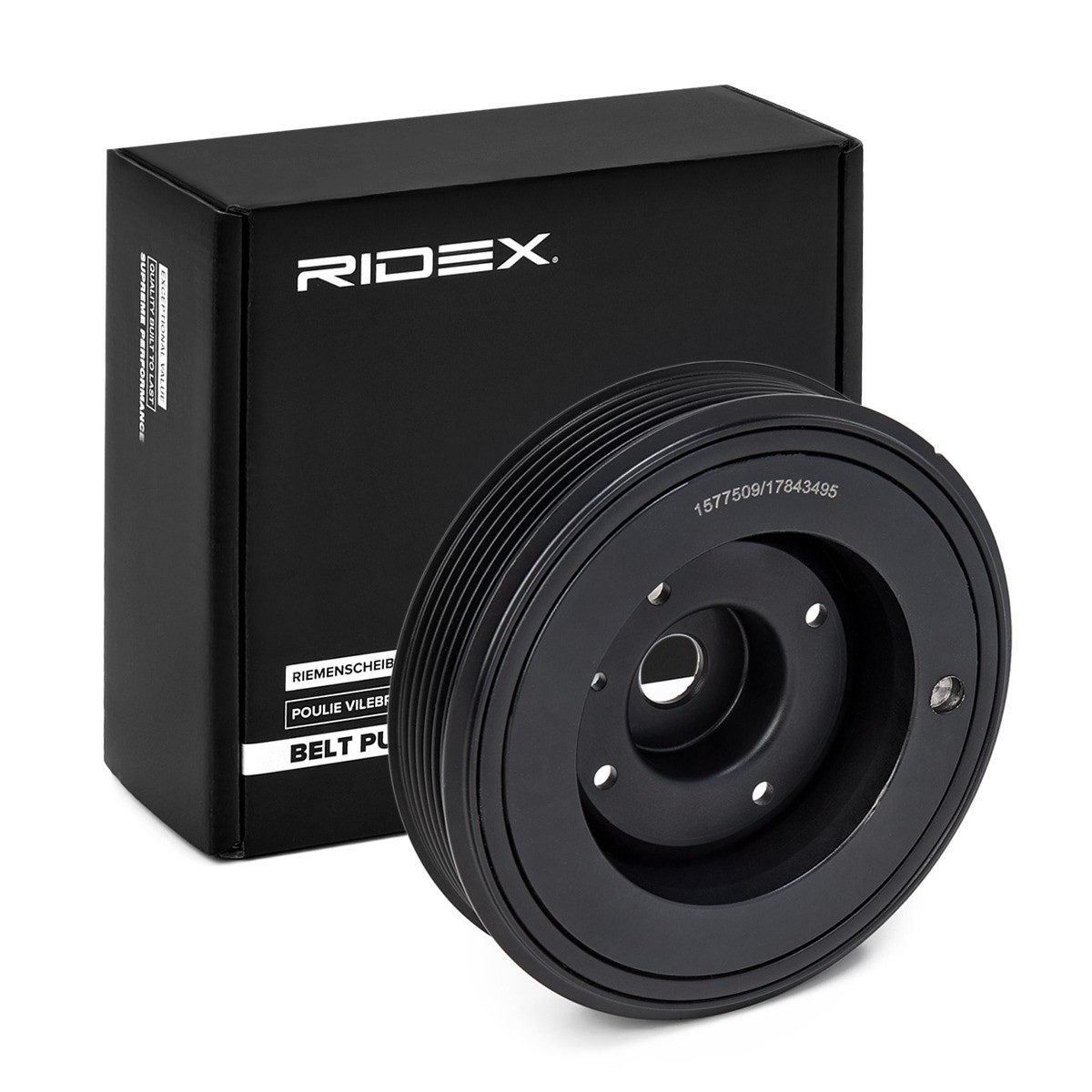 RIDEX Crankshaft pulley Article number: 3213B0254 cheaply
