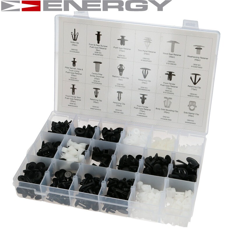 ENERGY NE00756 Clipssæt, karosseri C3 1.2 THP 110 HK Benzin