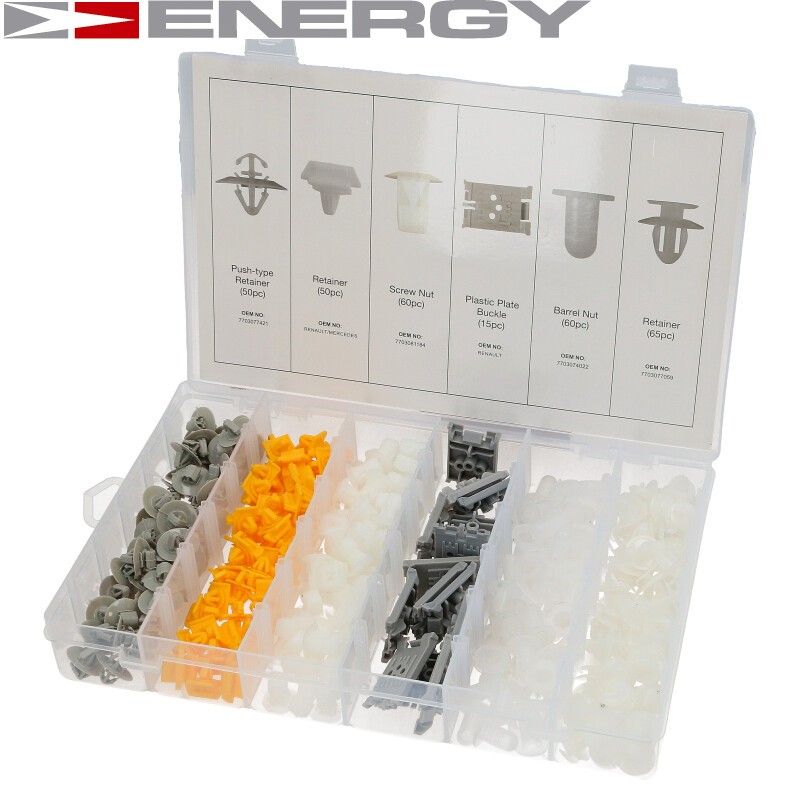 ENERGY NE00770 Holding Clip Set, body Convertible Cooper SD 136 PS Diesel 2015