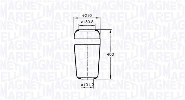 MAGNETI MARELLI Lõõts,õhkvedrustus Artikli number: 030607020021 soodsalt
