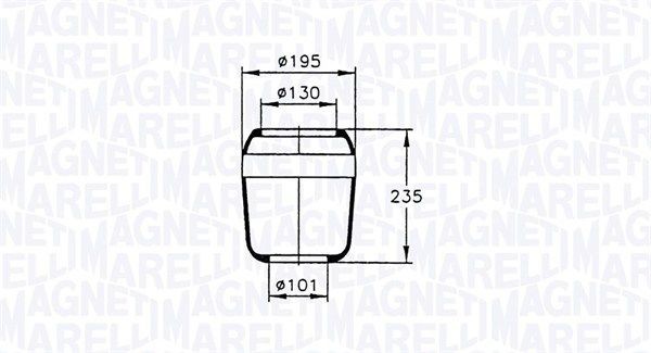 MAGNETI MARELLI Lõõts,õhkvedrustus Artikli number: 030607020034 soodsalt