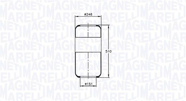 MAGNETI MARELLI Lõõts,õhkvedrustus Artikli number: 030607020045 soodsalt