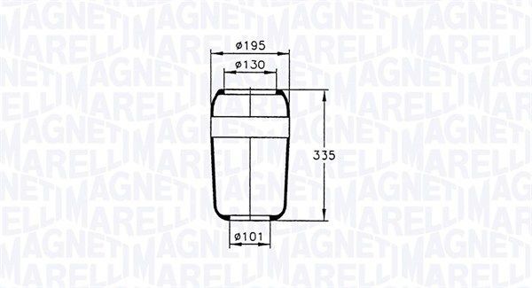 MAGNETI MARELLI Lõõts,õhkvedrustus Artikli number: 030607020047 soodsalt