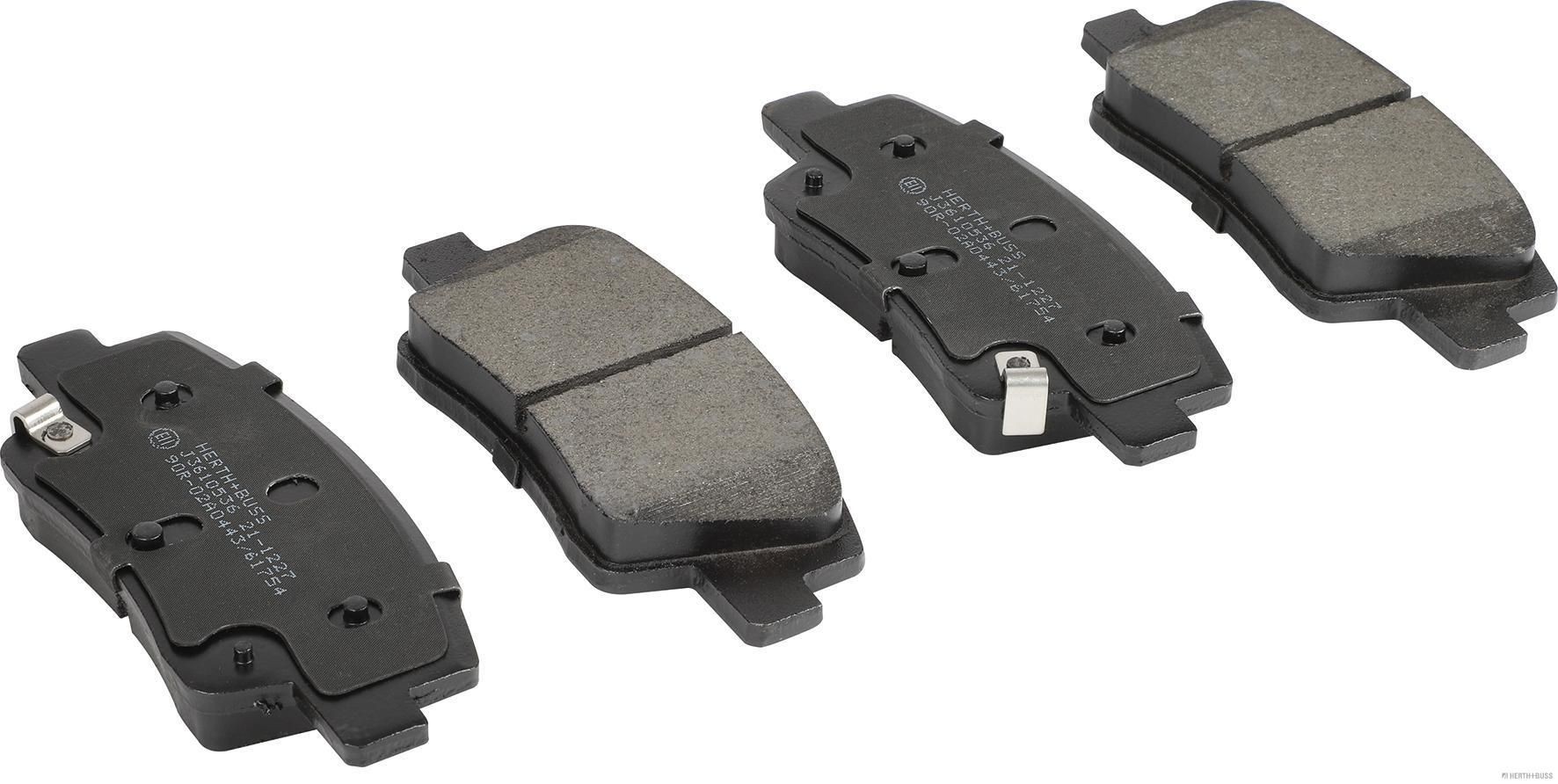 HERTH+BUSS JAKOPARTS Brake pad set Article number: J3610536 cheaply