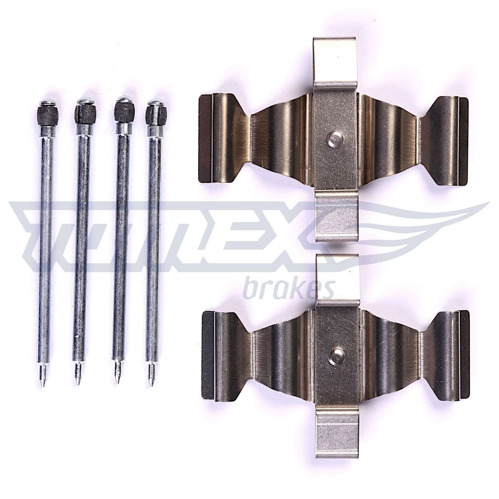 TOMEX brakes TX 43-71 Kit accessori, pastiglia freno Classe M ML 55 AMG 5.4 (163.174) 347 CV Benzina 2005