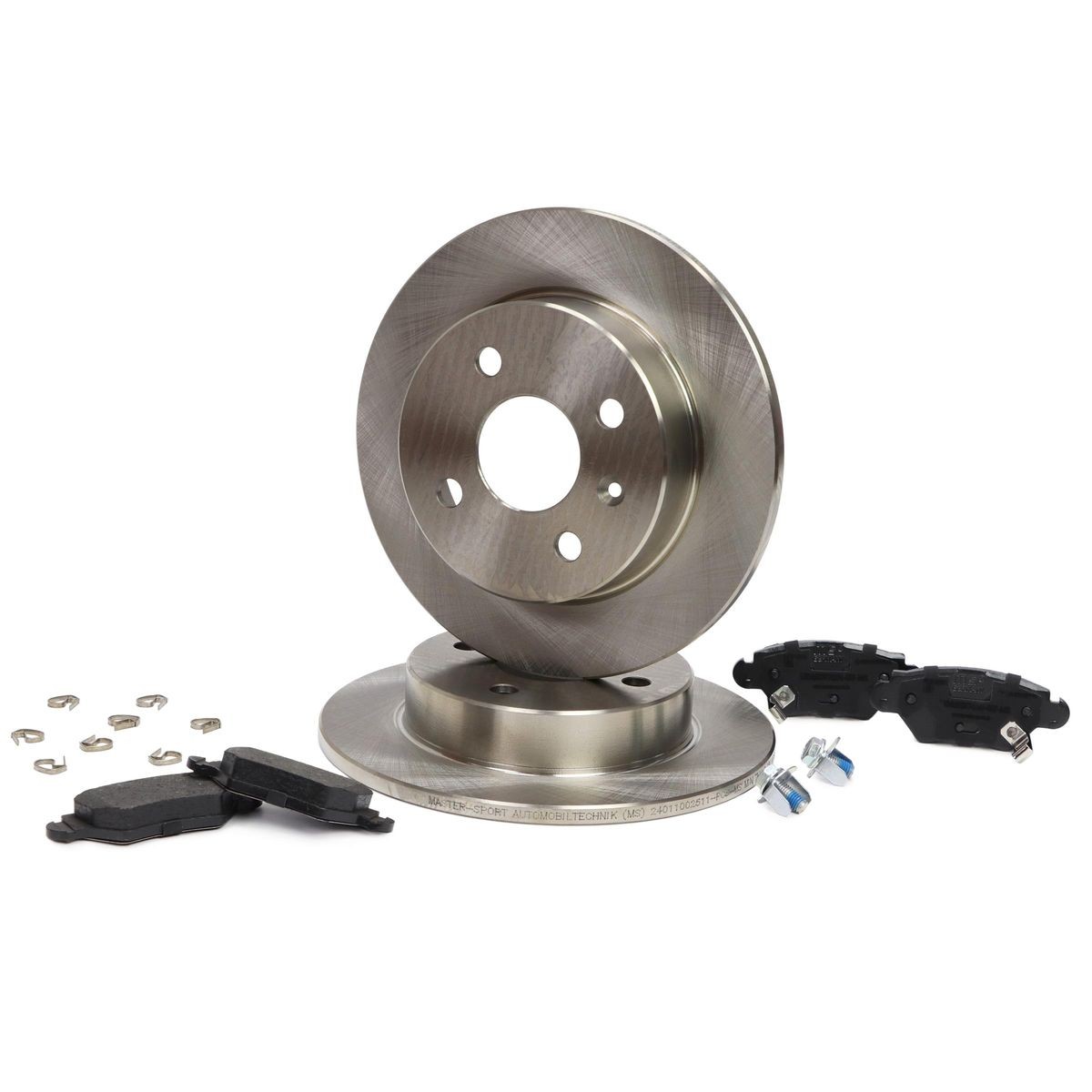MASTER-SPORT Brake discs and pads set Article number: 201002511 cheaply
