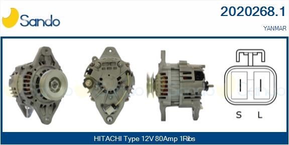 SANDO SPC75011.1 Diverter Valve, charger Convertible Cooper S 174 PS Petrol 2015