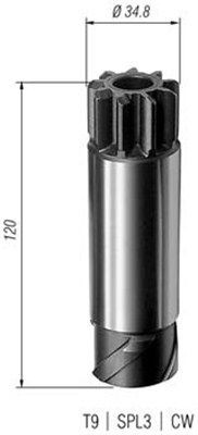 MAGNETI MARELLI Pinion, starter Article number: 940113020005 cheaply