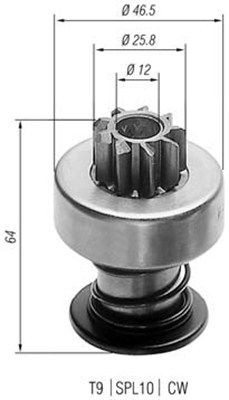 MAGNETI MARELLI Ritzel, Starter Artikelnummer: 940113020023 kaufen