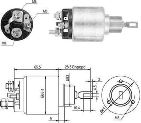 MAGNETI MARELLI Magnetafbryder, starter Varenummer: 940113050046 billige