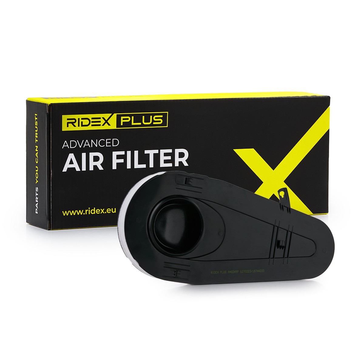 RIDEX PLUS Luftfilter Varenummer: 8A0249P billige