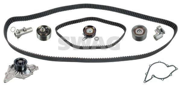 SWAG Water pump and timing belt kit Article number: 33 10 1710 cheaply