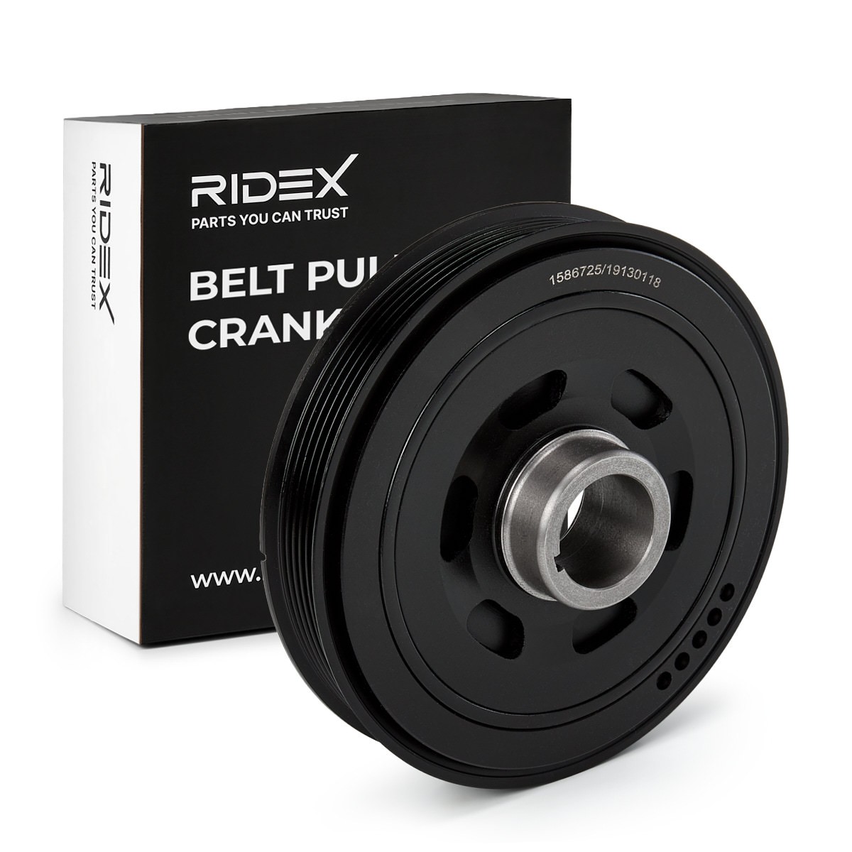 RIDEX Ремъчна шайба, колянов вал артикулен номер: 3213B0294 евтино