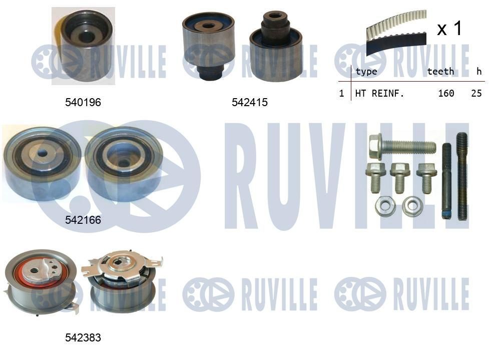 RUVILLE Timing belt kit Article number: 550335 cheaply