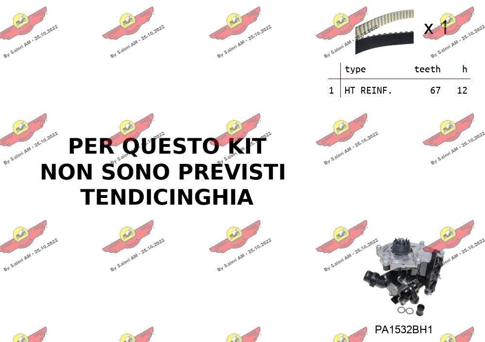AUTOKIT Pompă apă + kit distribuție număr articol: 04.5B04PA3 ieftin