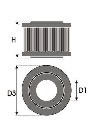 GREEN Sportluftfilter Varenummer: MH0560 billige