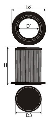GREEN Sports Air Filter Article number: G491622 cheaply