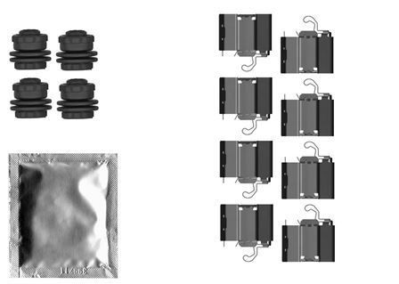 MINTEX MBA0140 Lisakomplekt, ketaspiduriklotsid KODIAQ 1.5 TSI mHEV 150 HP Bensiin/elekter