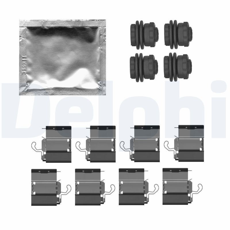 DELPHI LX0787 Lisakomplekt, ketaspiduriklotsid KODIAQ 1.5 TSI mHEV 150 HP Bensiin/elekter