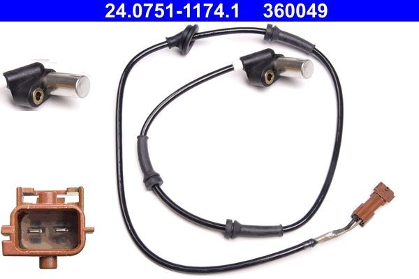 ATE ABS sensor Article number: 24.0751-1174.1 cheaply