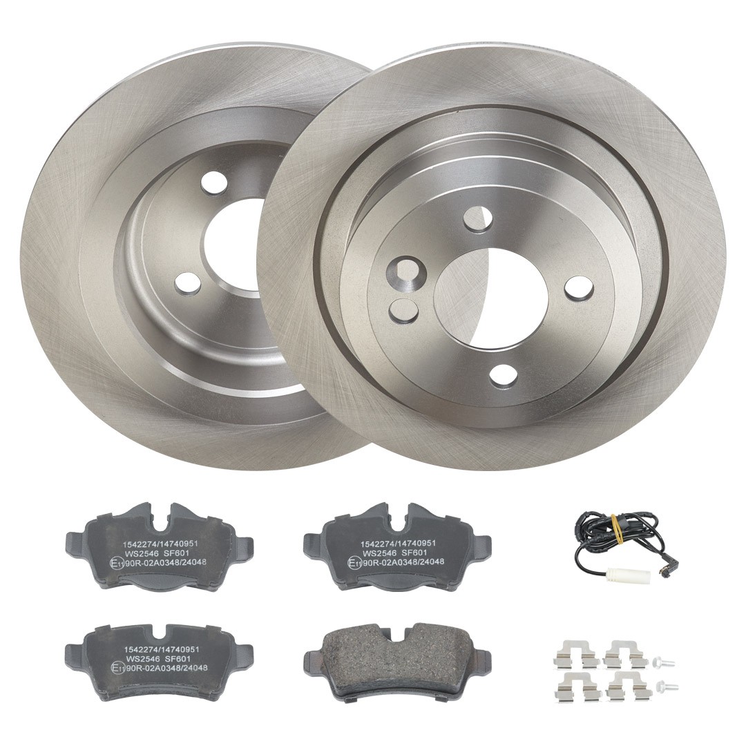 RIDEX Brake discs and pads set Article number: 3405B2151 cheaply