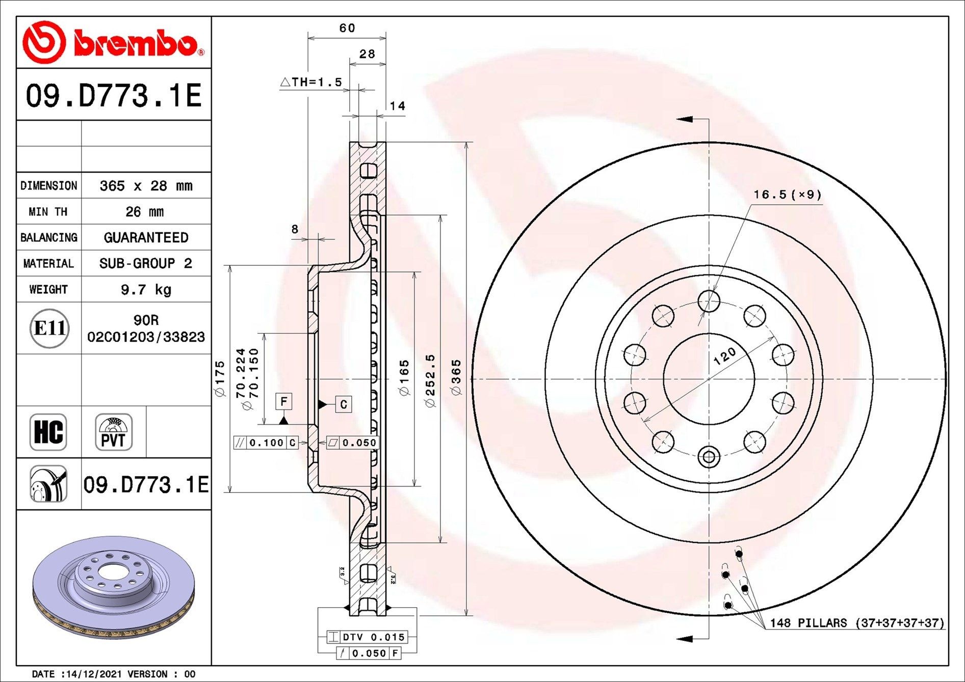 BREMBO Bremžu komplekts, Disku bremzes raksta numurs: KT 08 022 lēti