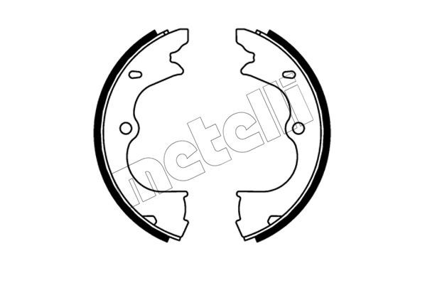 METELLI Handbrake shoes Article number: 53-0743 cheaply
