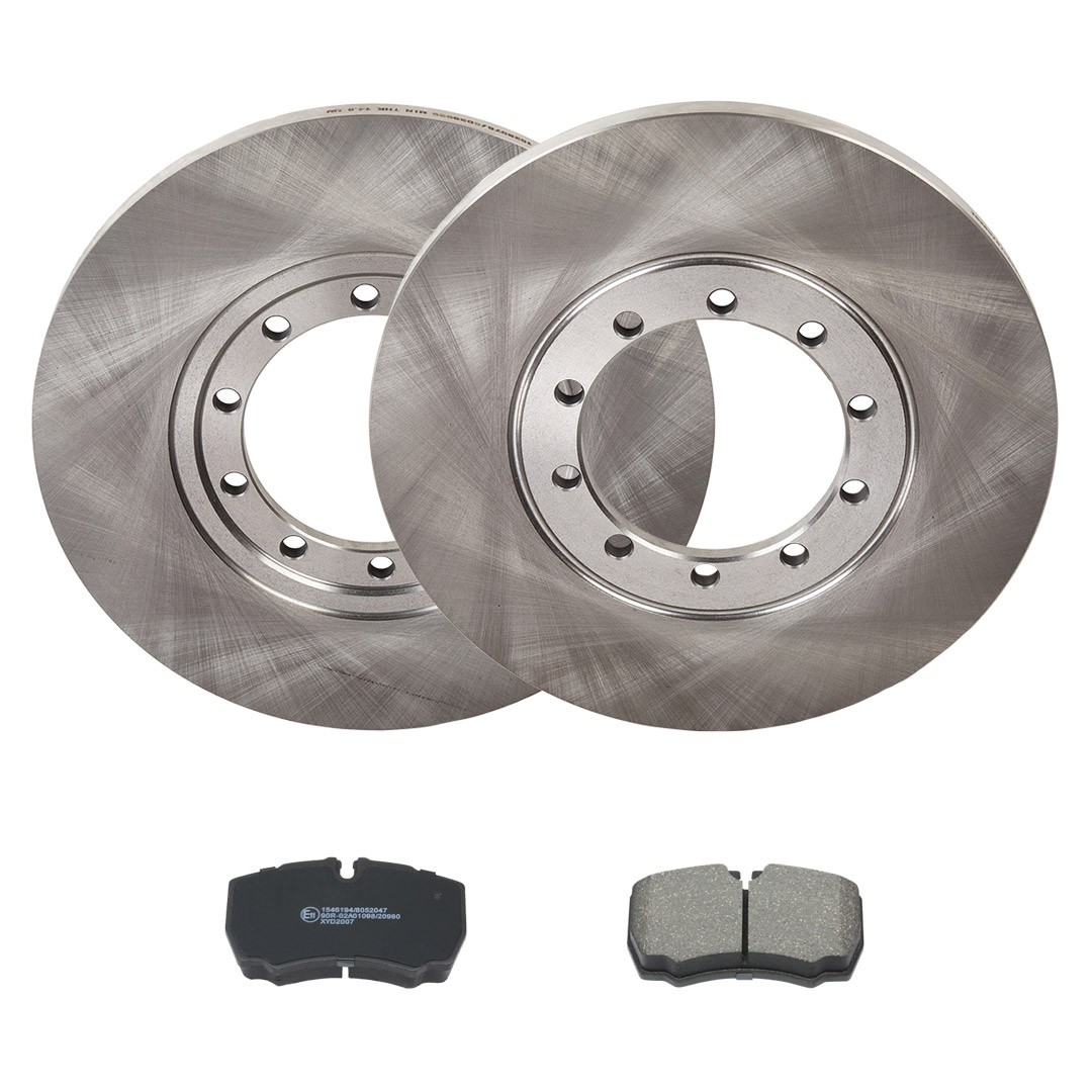 RIDEX Brake discs and pads set Article number: 3405B2367 cheaply