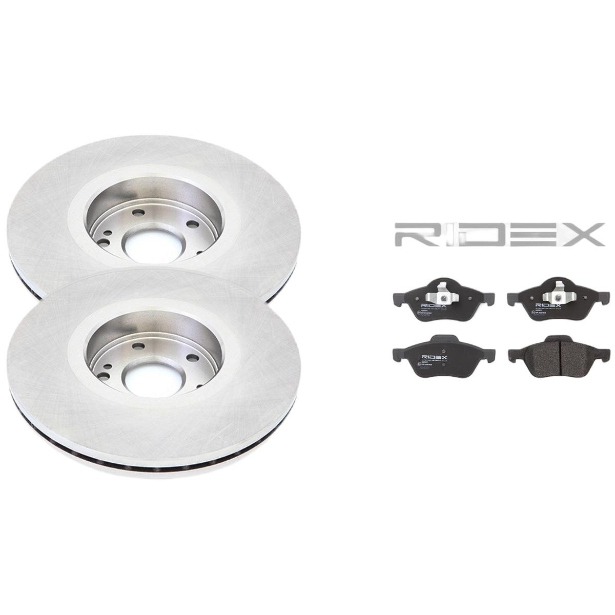 RIDEX Stabdžių rinkinys, diskiniai stabdžiai prekės numeris: 3405B2498 nebrangu