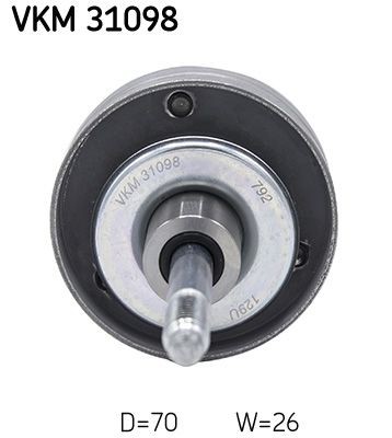 SKF Umlenk- / Führungsrolle, Keilrippenriemen Artikelnummer: VKM 31098 günstig