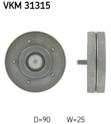 SKF Seade- / juhtrull, soonrihm Artikli number: VKM 31315 soodsalt