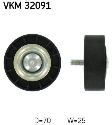 SKF Seade- / juhtrull, soonrihm Artikli number: VKM 32091 soodsalt