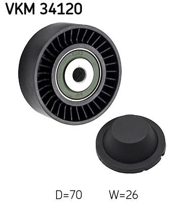 SKF Seade- / juhtrull, soonrihm Artikli number: VKM 34120 soodsalt