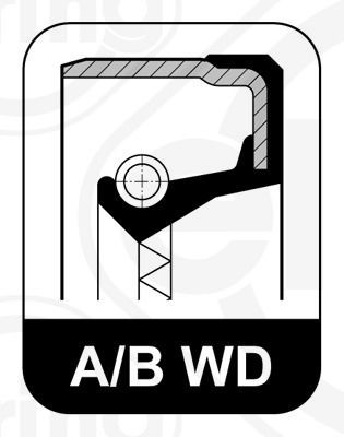 ELRING Shaft Seal, differential Article number: 198.440 cheaply