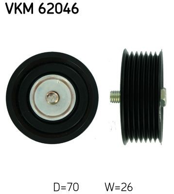 SKF Seade- / juhtrull, soonrihm Artikli number: VKM 62046 soodsalt