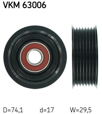 SKF Seade- / juhtrull, soonrihm Artikli number: VKM 63006 soodsalt