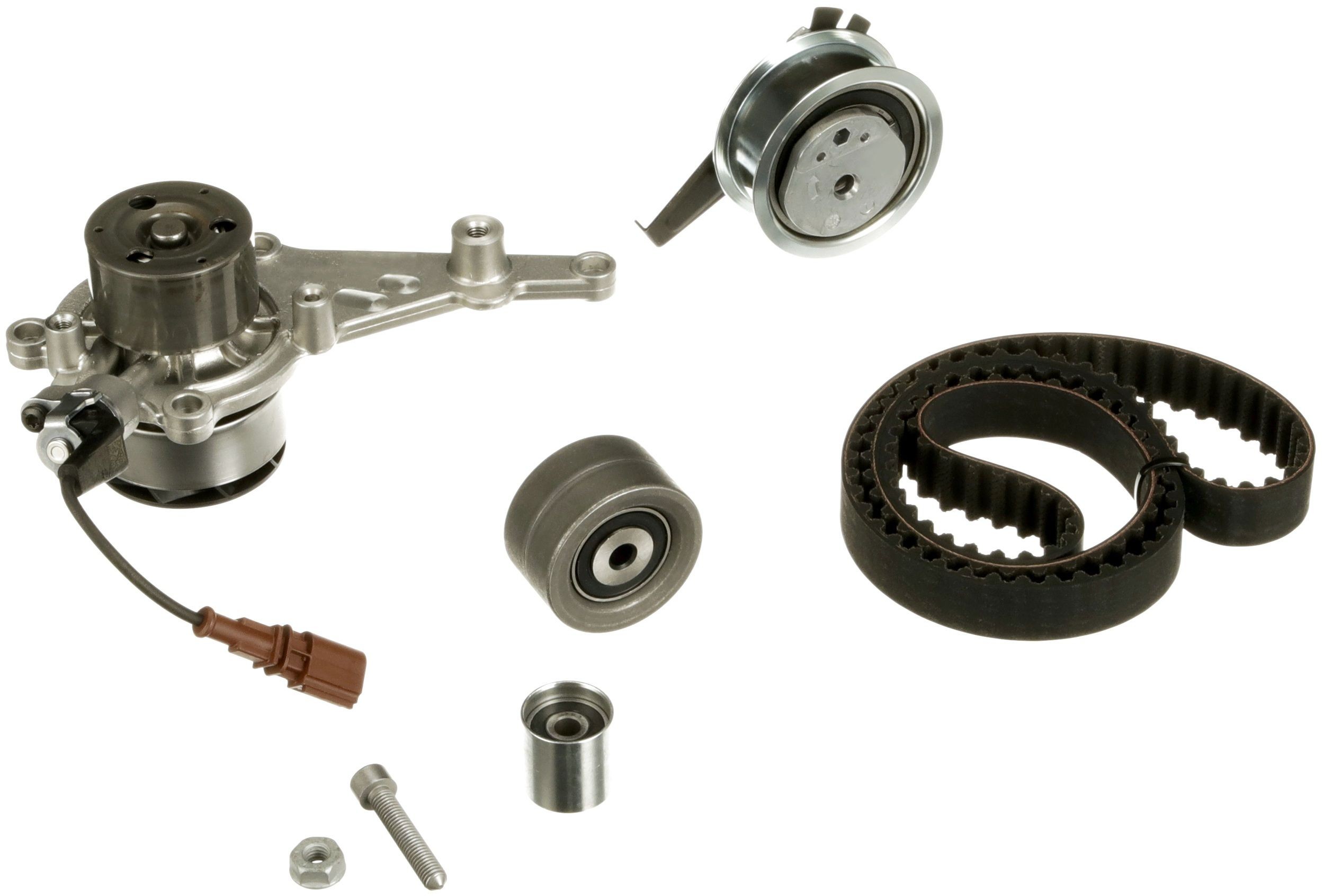 GATES Water pump and timing belt kit Article number: KP15695XS-1 cheaply
