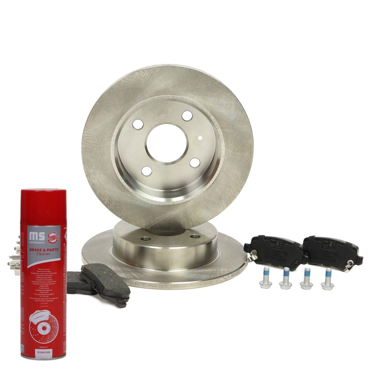 MASTER-SPORT Brake discs and pads set Article number: 201002510P cheaply
