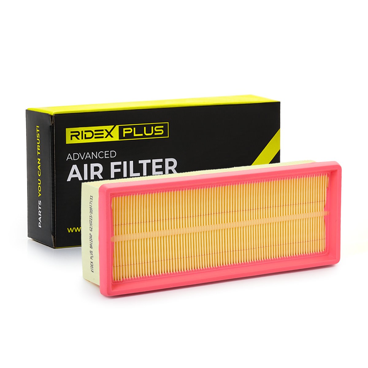 RIDEX PLUS Air filter Article number: 8A1226P cheaply