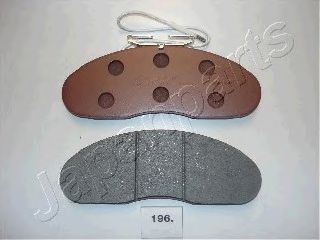 JAPANPARTS Augstas veiktspējas bremžu uzliku komplekts raksta numurs: PA-196P lēti