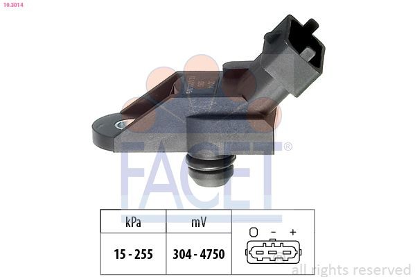 FACET Air Pressure Sensor, height adaptation Article number: 10.3014 cheaply