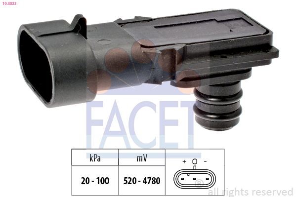 FACET Air Pressure Sensor, height adaptation Article number: 10.3023 cheaply