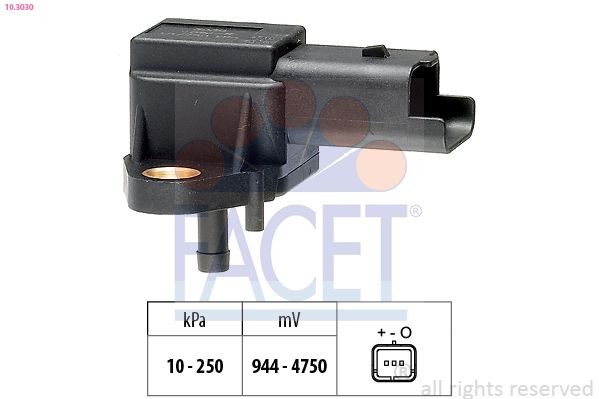 FACET Air Pressure Sensor, height adaptation Article number: 10.3030 cheaply