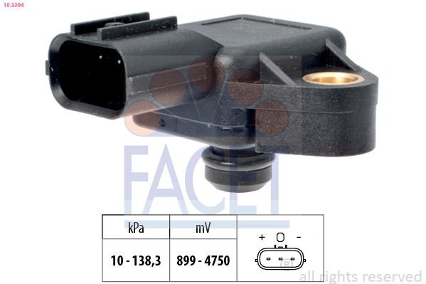 FACET Sensor, temperatura do ar de admissão Número de artigo: 10.4002 baixo custo