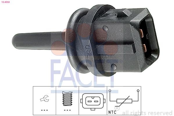 FACET Sensor, Ansauglufttemperatur Artikelnummer: 10.4003 kaufen