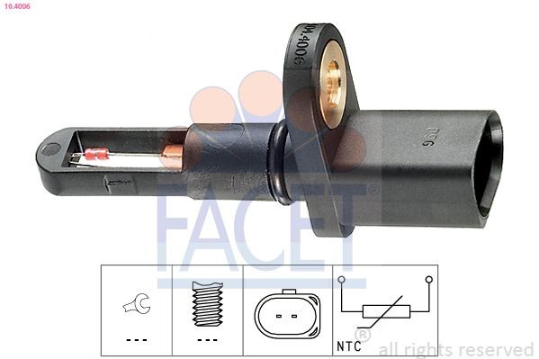 FACET Sensor, Ansauglufttemperatur Artikelnummer: 10.4006 kaufen