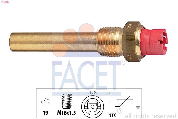 FACET Oil temperature sensor Article number: 7.3006 cheaply