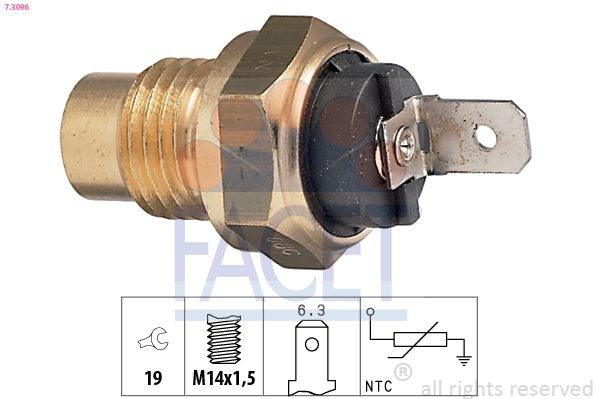 FACET Oil temperature sensor Article number: 7.3096 cheaply